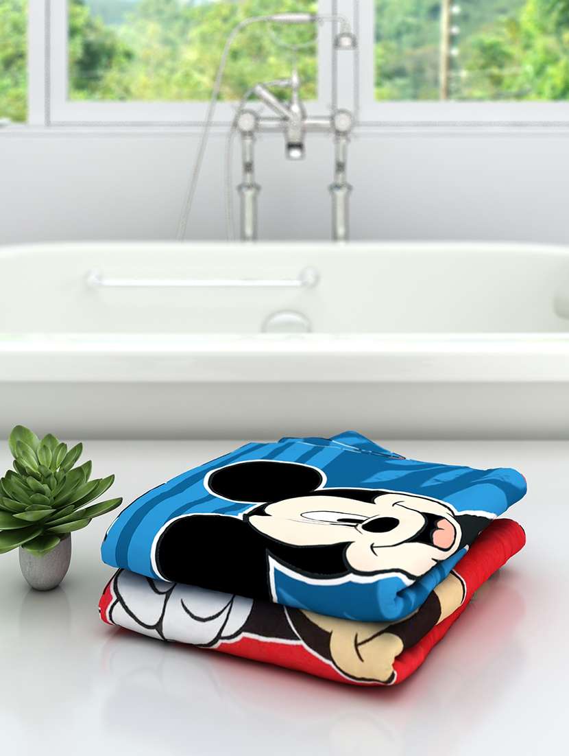 athom trendz disney kids bath towel 60x120 cm pack of 2