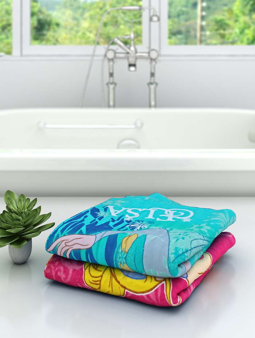 athom trendz disney kids bath towel 60x120 cm pack of 2