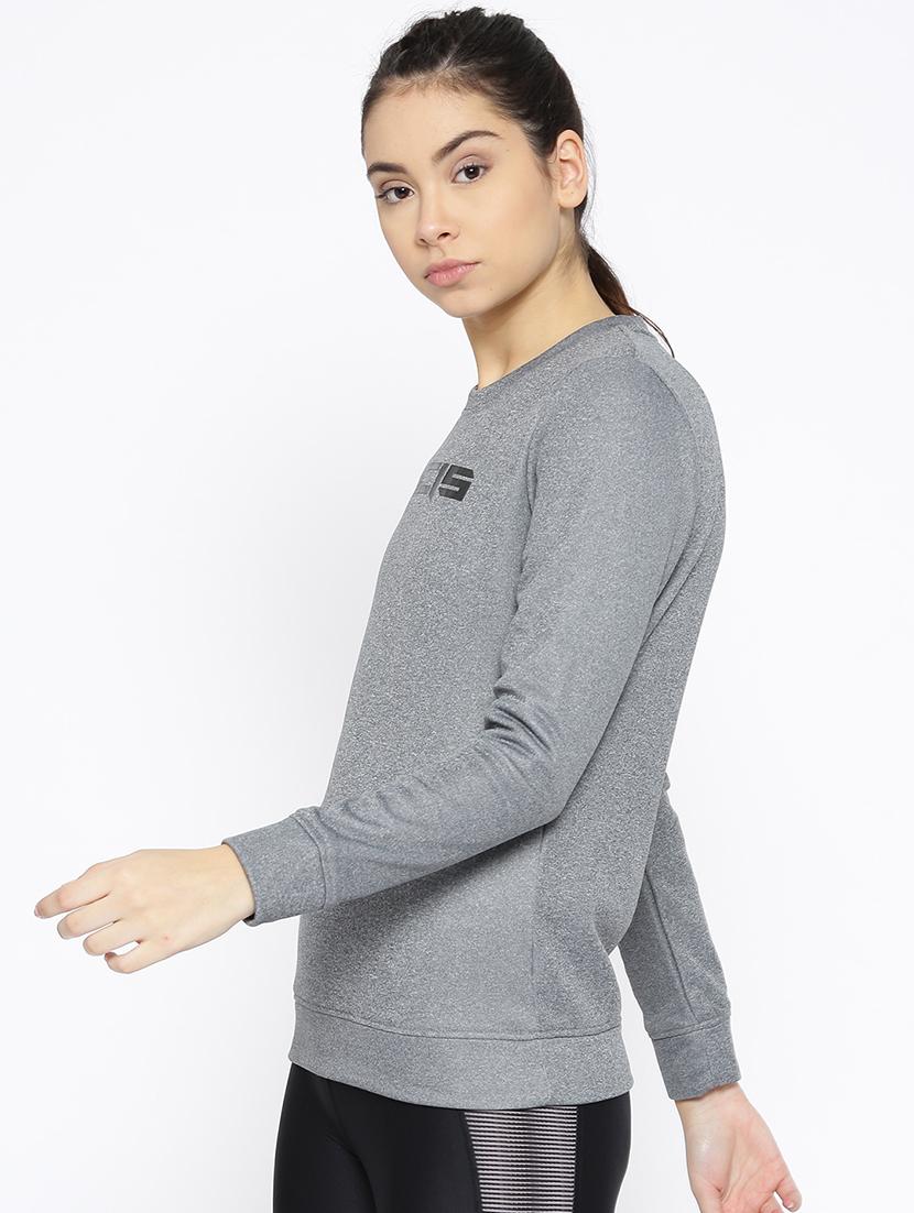 crew neck melange sweatshirt - 17633013 - Standard Image - 1