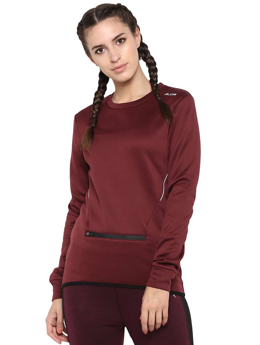 round neck sports sweatshirt