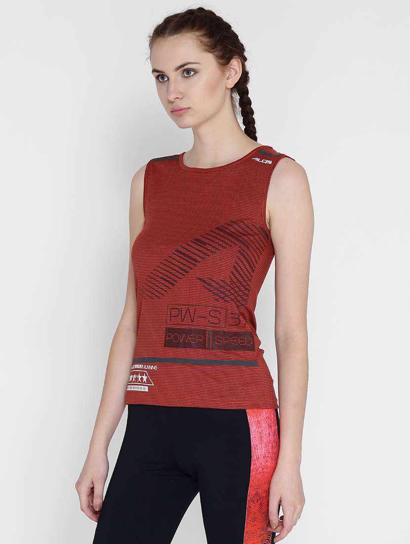 round neck sports top - 17633028 -  Standard Image - 1