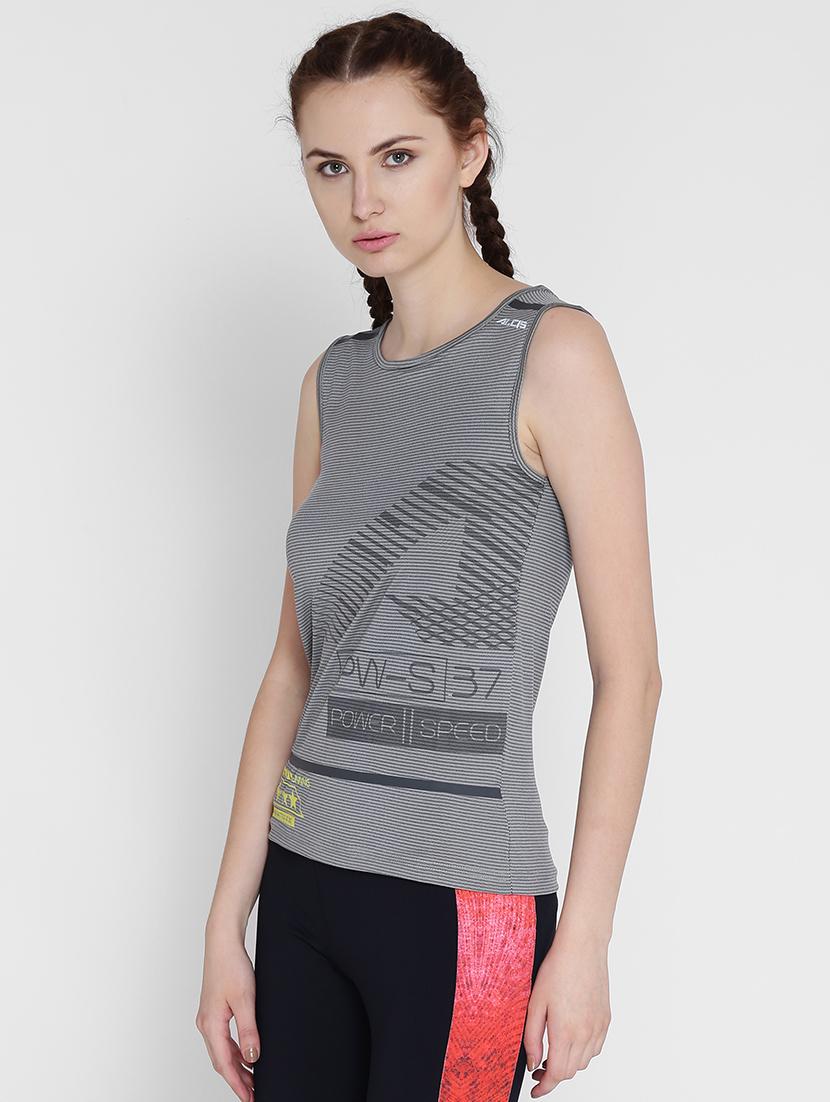 round neck sports top - 17633029 - Standard Image - 1