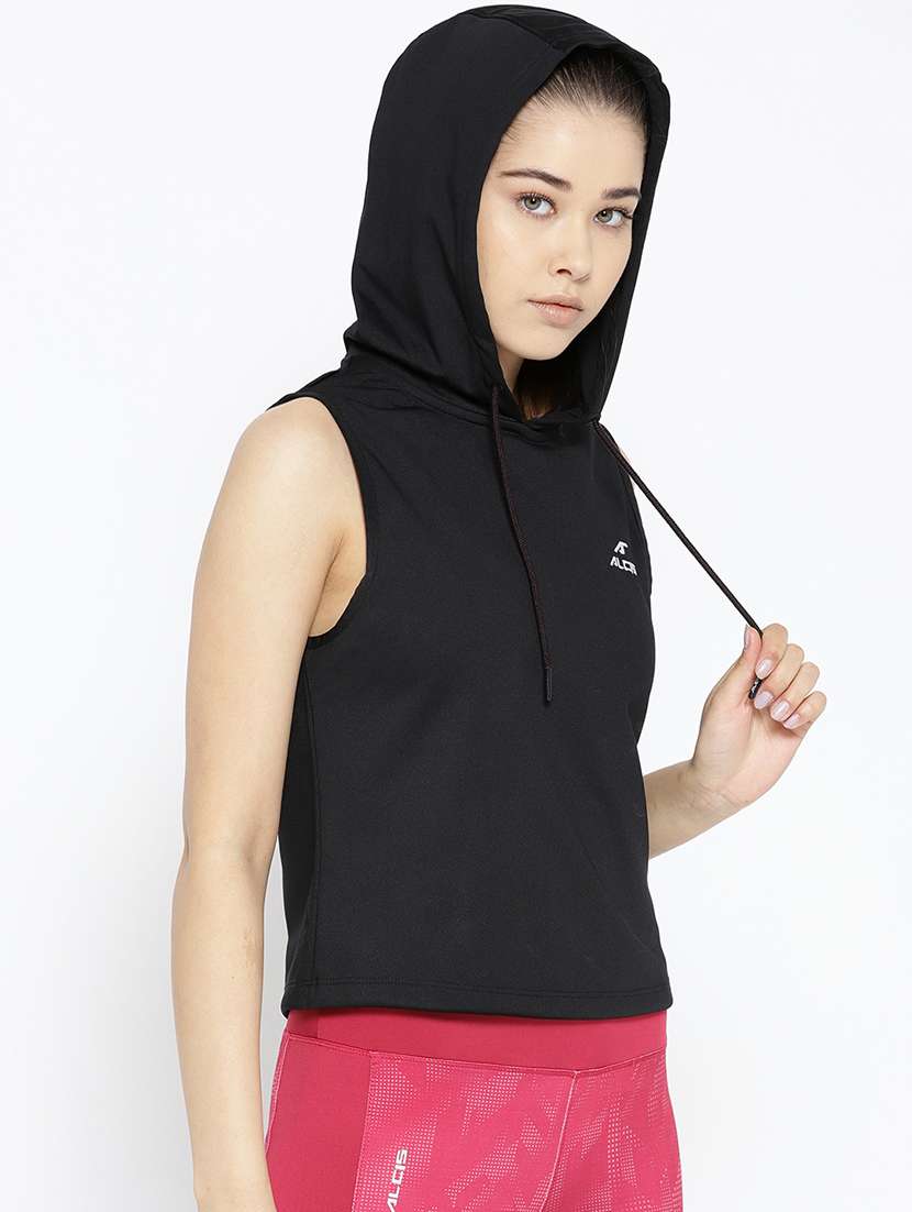 hooded neck sports top  - 17633038 -  Standard Image - 1