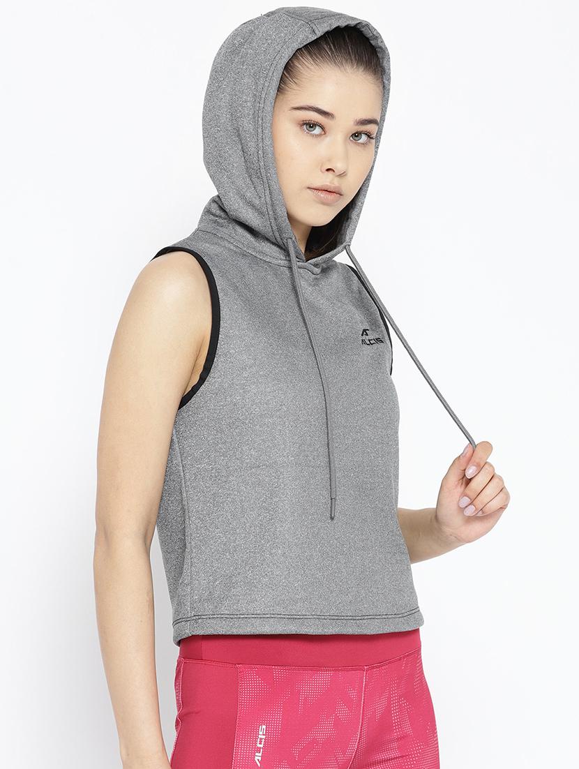 hooded neck sports top  - 17633039 -  Standard Image - 1