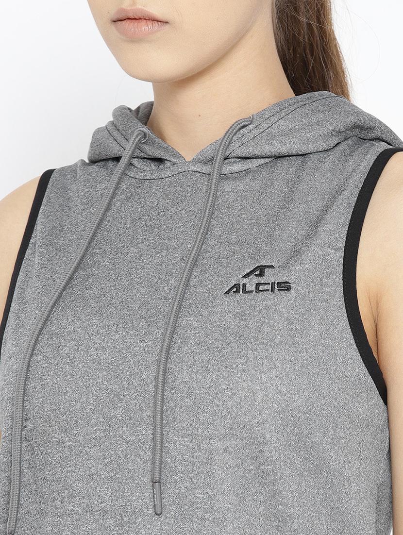 hooded neck sports top - 17633039 - Standard Image - 4