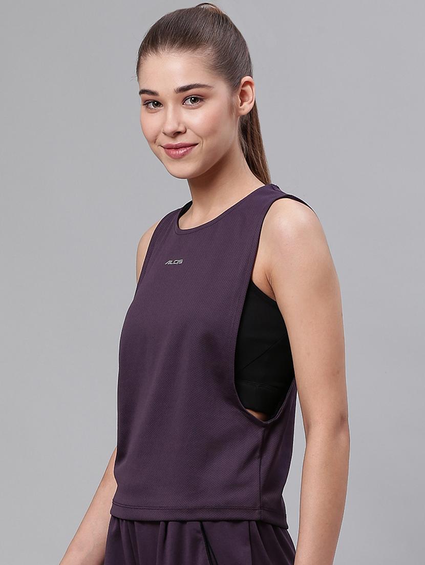 round neck sports top - 17633046 - Standard Image - 1