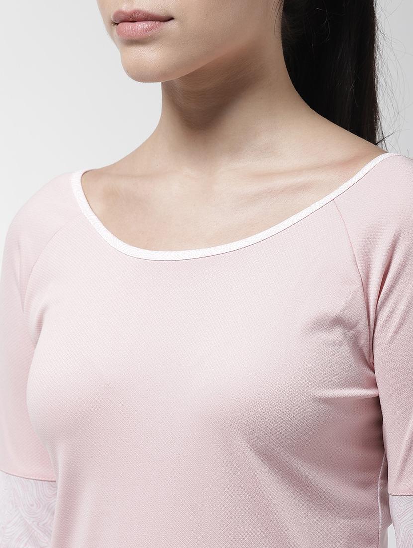 scoop neck cut & sew tee - 17633056 - Standard Image - 4