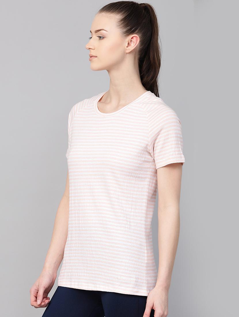 round neck striped tee - 17633058 - Standard Image - 1