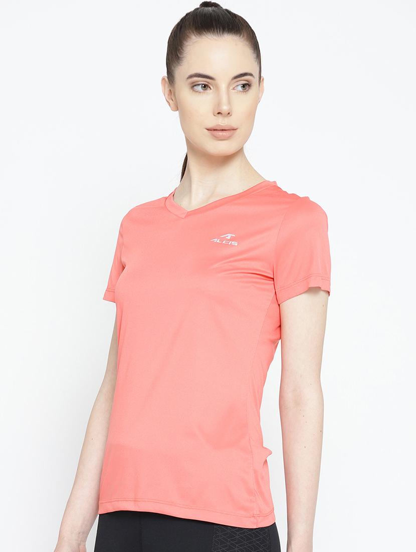 v neck solid tee - 17633068 - Standard Image - 1