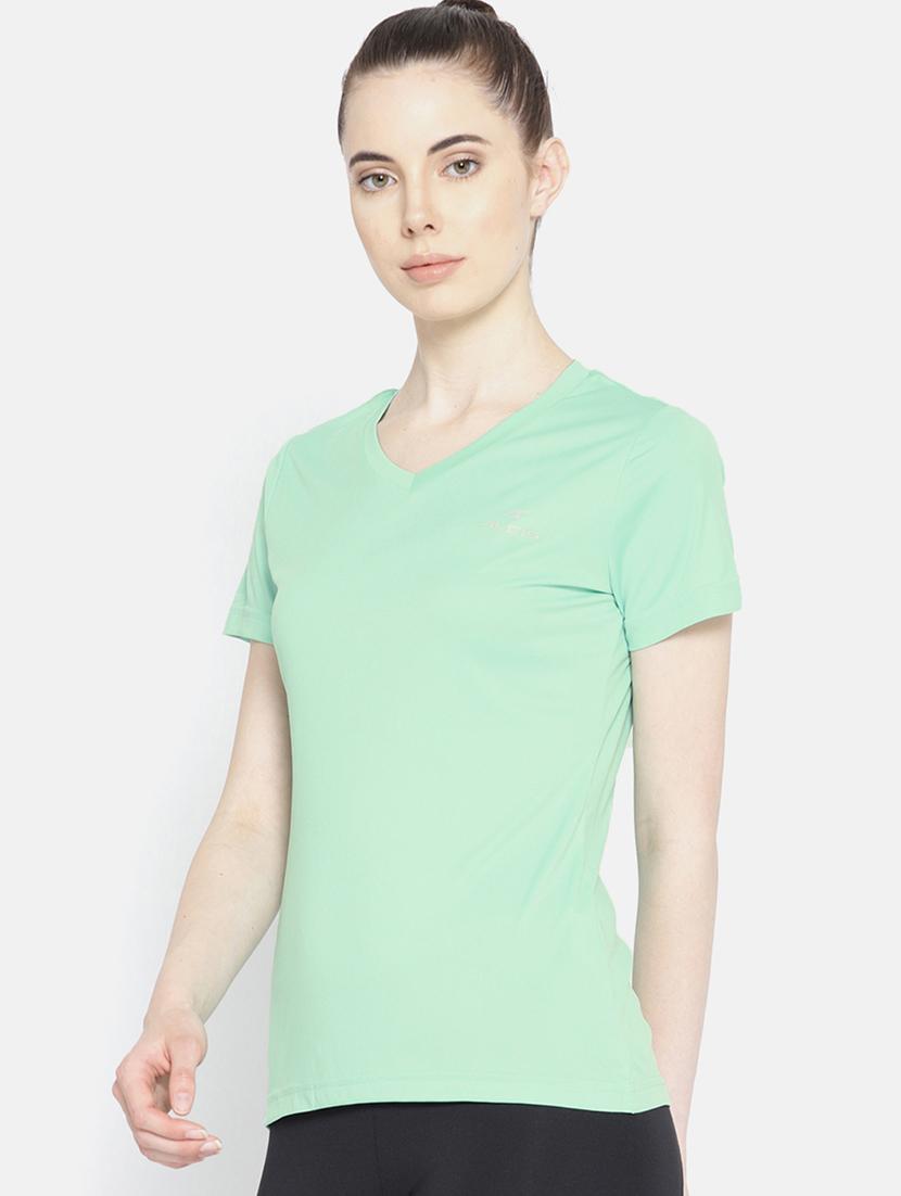 v neck solid tee - 17633070 - Standard Image - 1
