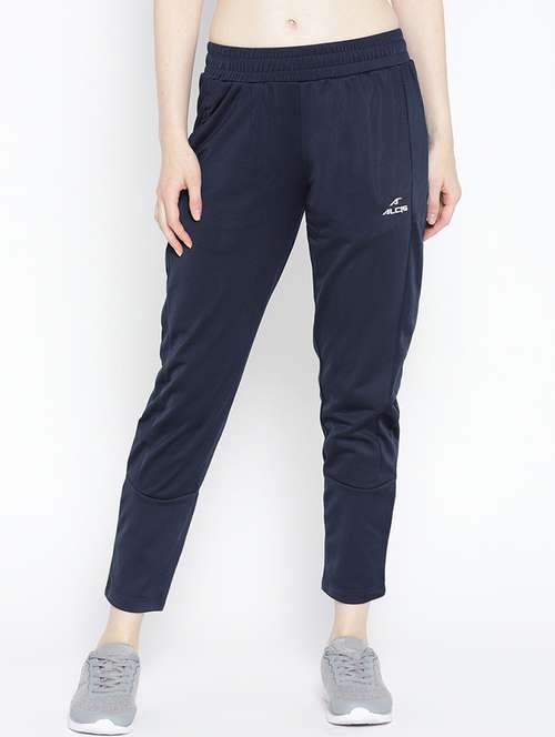 mid rise solid track pants  - 17633084 -  Standard Image - 0