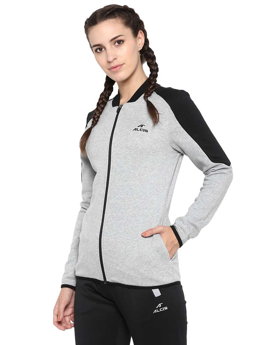 color block zipper jacket  - 17633094 -  Standard Image - 1