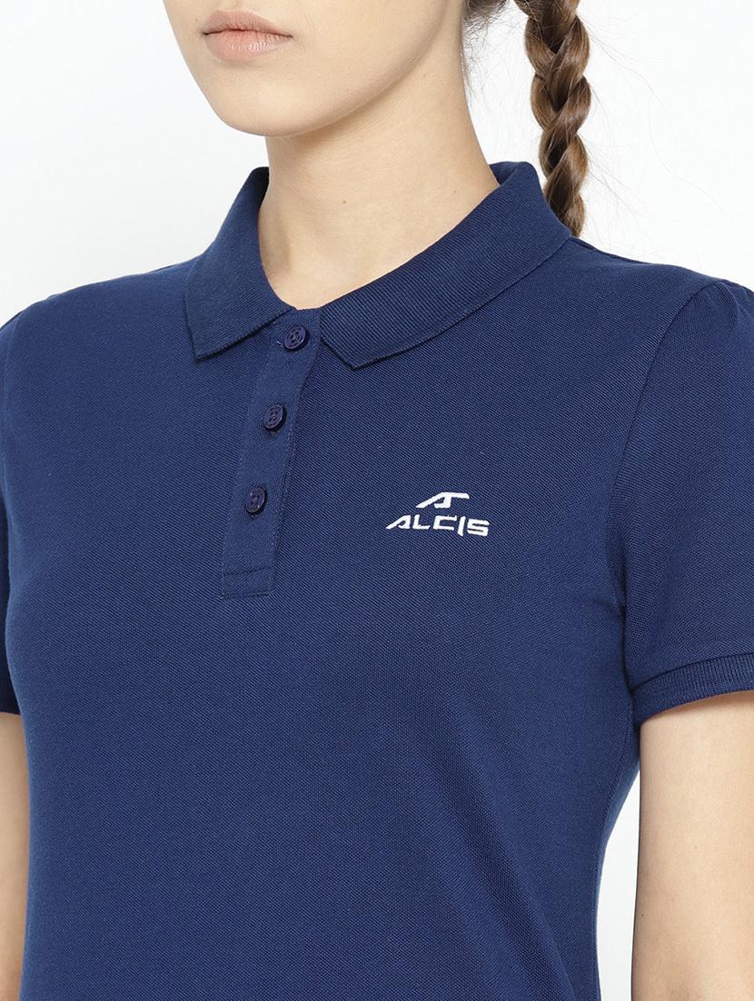 shirt collar solid solid tee - 17633107 - Standard Image - 4