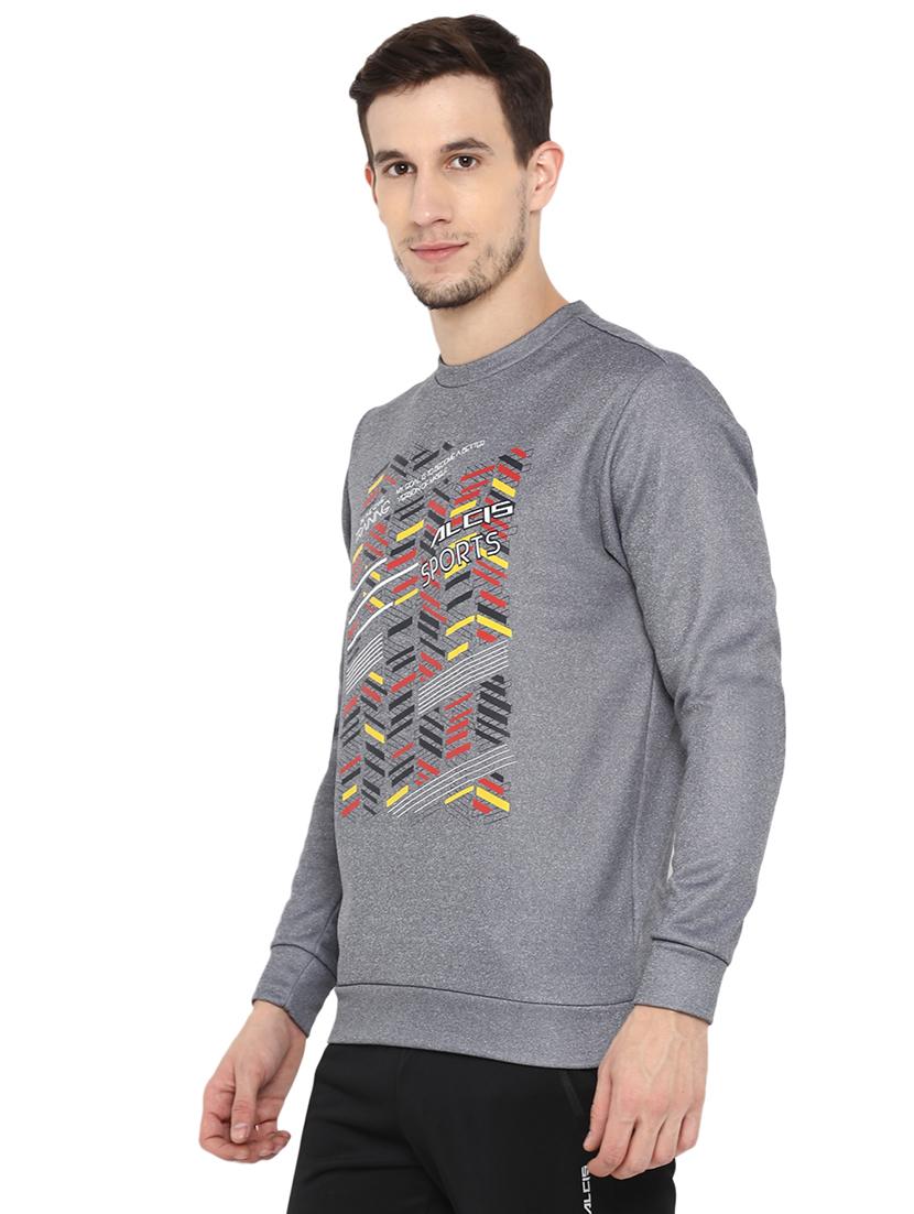 grey printed sweatshirt - 17633134 -  Standard Image - 1