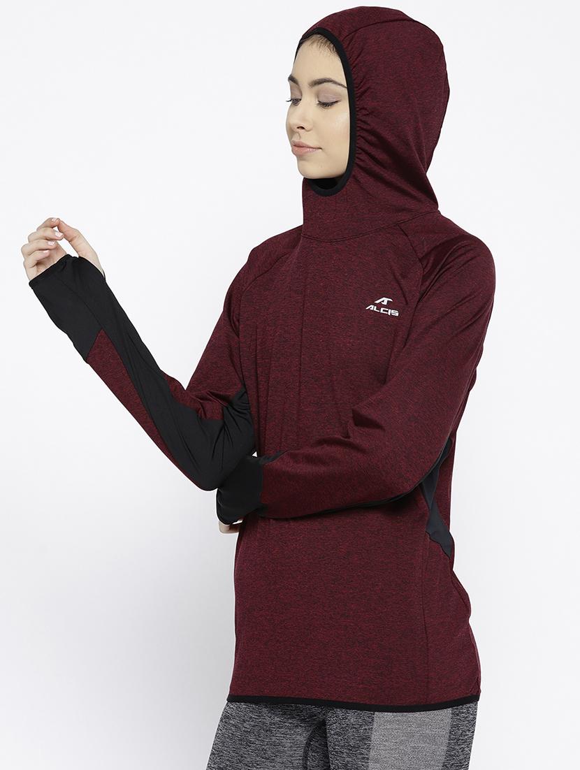 hooded neck solid sweatshirt  - 17633137 -  Standard Image - 1