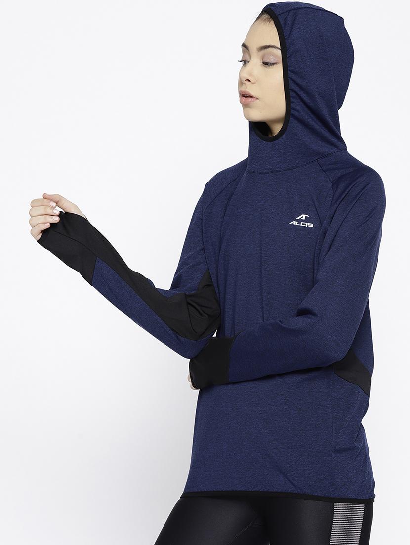 hooded neck solid sweatshirt  - 17633138 -  Standard Image - 1