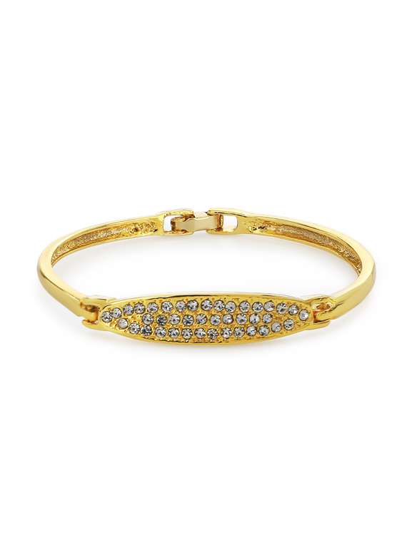 gold metal bangle  bracelet