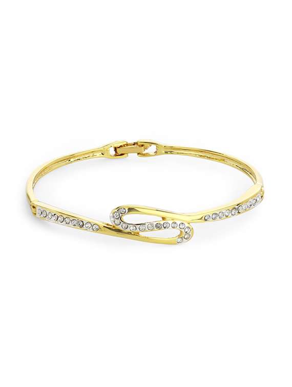 gold metal bangle  bracelet