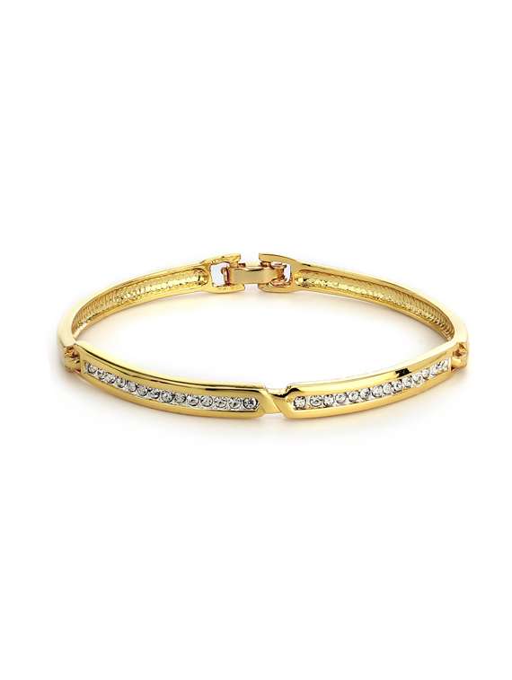 gold metal bangle  bracelet
