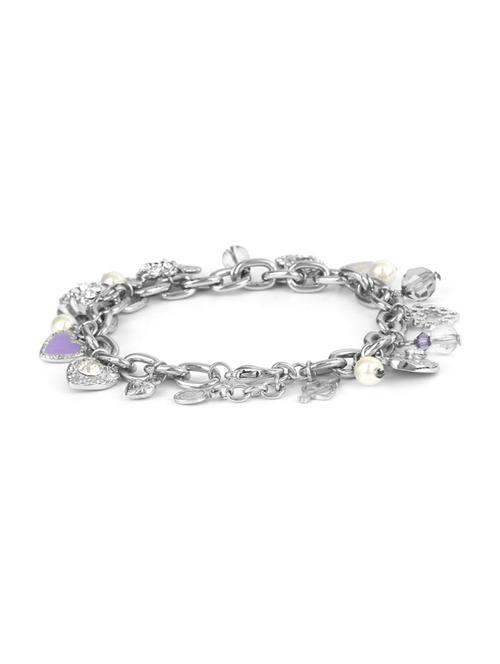 silver metal bangle bracelet - 17633470 - Standard Image - 0