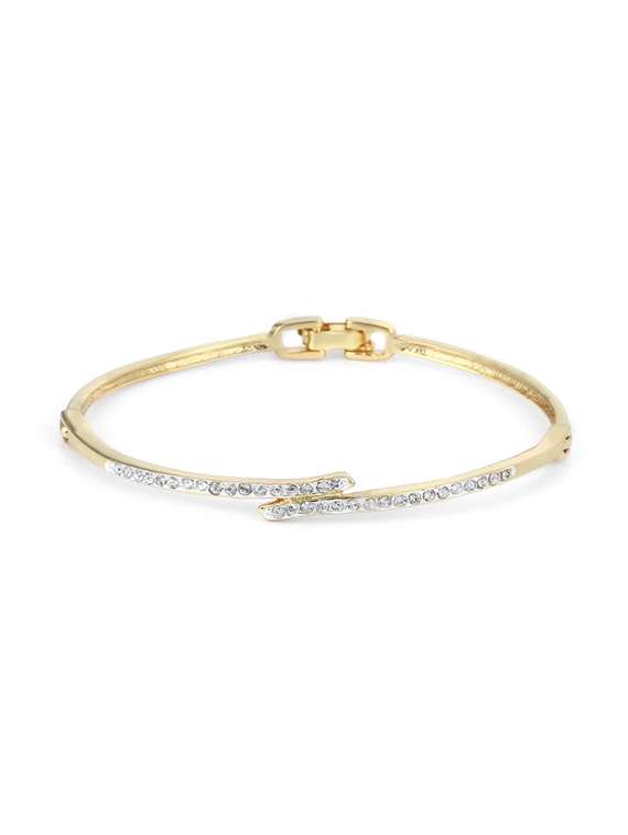 gold metal bangle bracelet - 17633472 - Zoom Image - 0