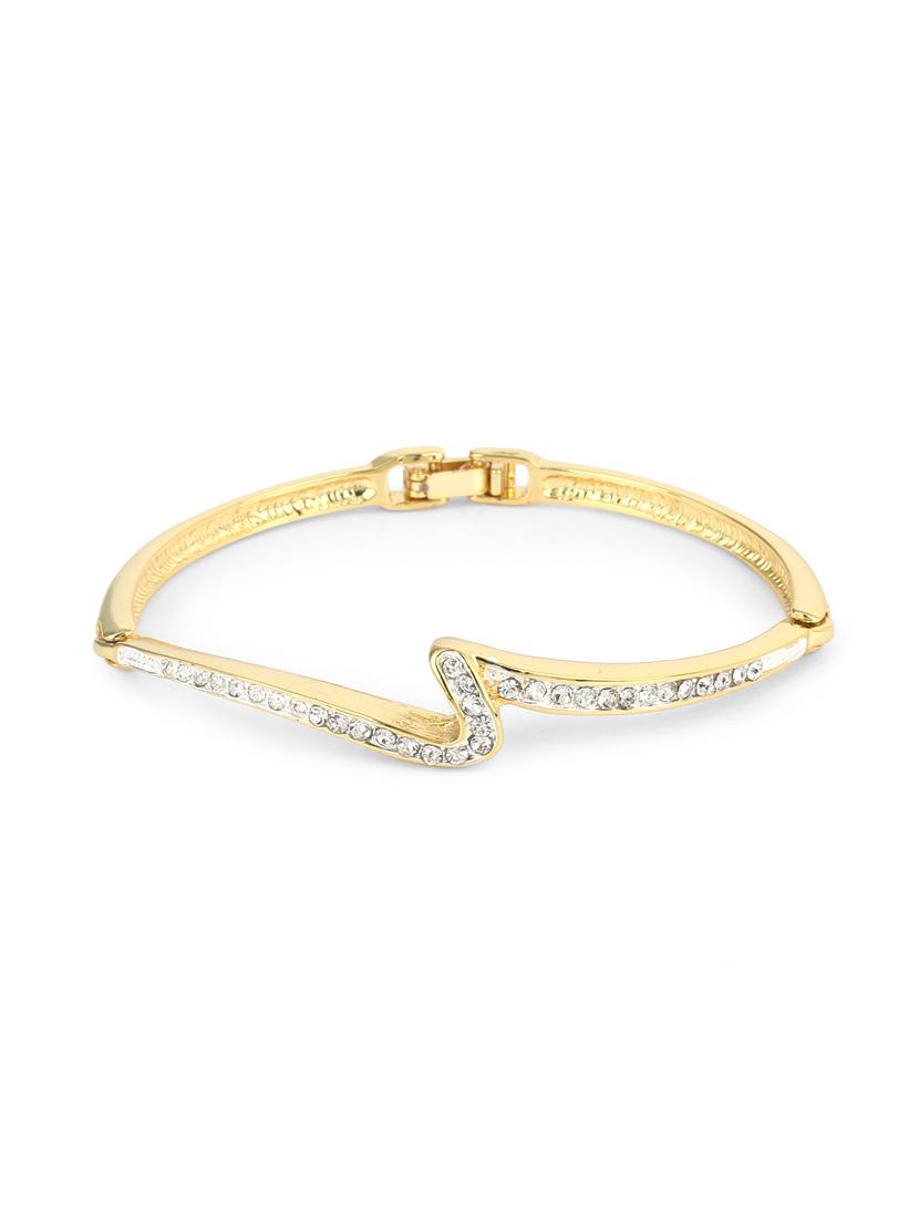 gold metal bangle bracelet - 17633473 -  Zoom Image - 0