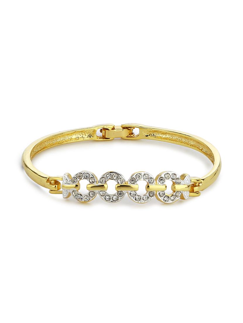 gold metal bangle bracelet - 17633474 - Zoom Image - 0
