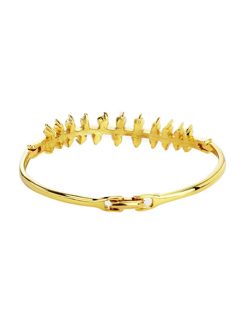 gold metal bangle  bracelet - 17633491 -  Standard Image - 1