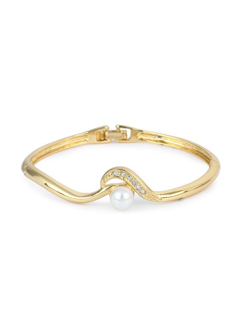 gold metal bangle bracelet - 17633496 - Standard Image - 0