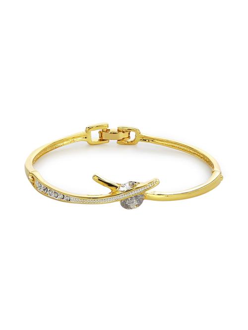 gold metal bangle bracelet - 17633498 - Standard Image - 0