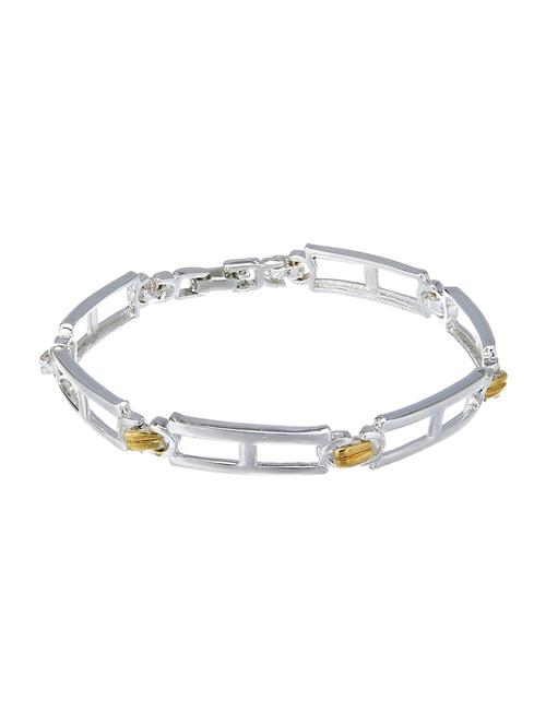 silver metal bangle bracelet - 17633499 - Standard Image - 0