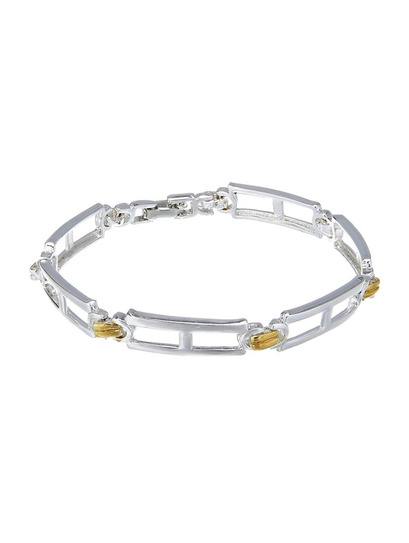 silver metal bangle bracelet - 17633499 - Zoom Image - 0