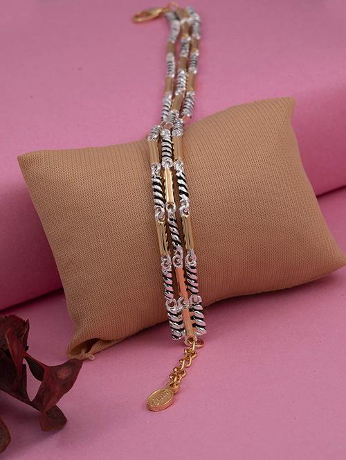 gold metal bangle  bracelet - 17633500 -  Standard Image - 0