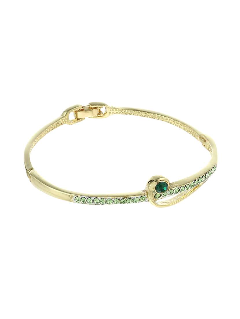 gold metal bangle  bracelet - 17633503 -  Zoom Image - 0