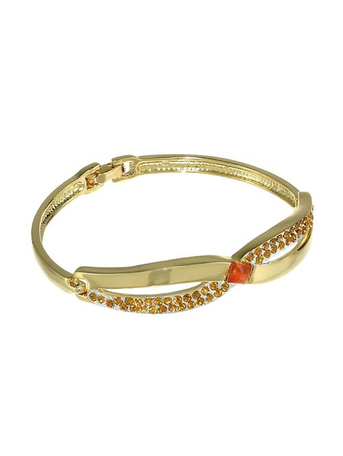 gold metal bangle  bracelet - 17633505 -  Standard Image - 0