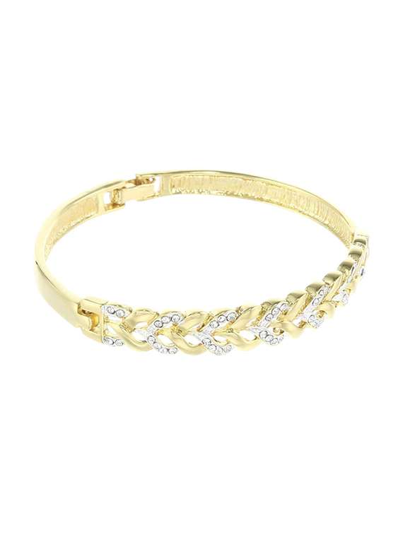 gold metal bangle  bracelet