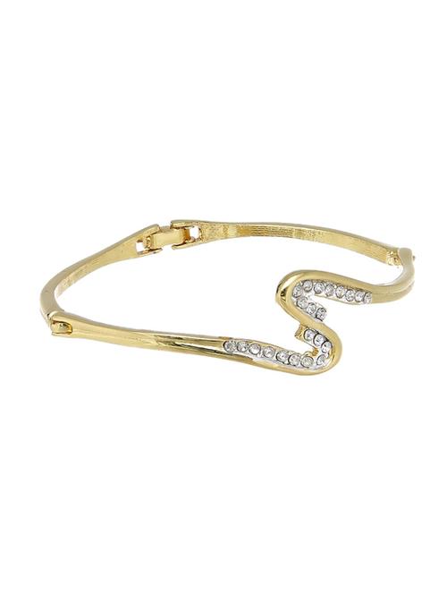 gold metal bangle bracelet - 17633513 - Standard Image - 0