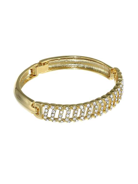 gold metal bangle  bracelet - 17633521 -  Zoom Image - 0
