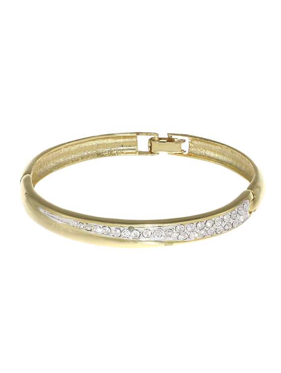 gold metal bangle bracelet