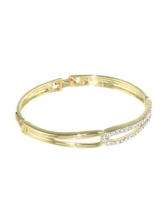 gold metal bangle  bracelet