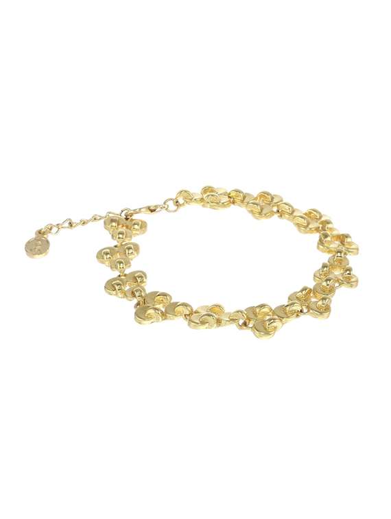 gold metal bangle bracelet