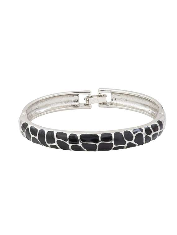 silver metal bangle bracelet - 17633552 - Standard Image - 1