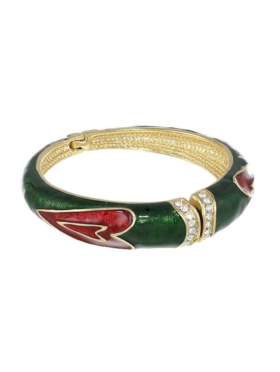 gold metal bangle bracelet