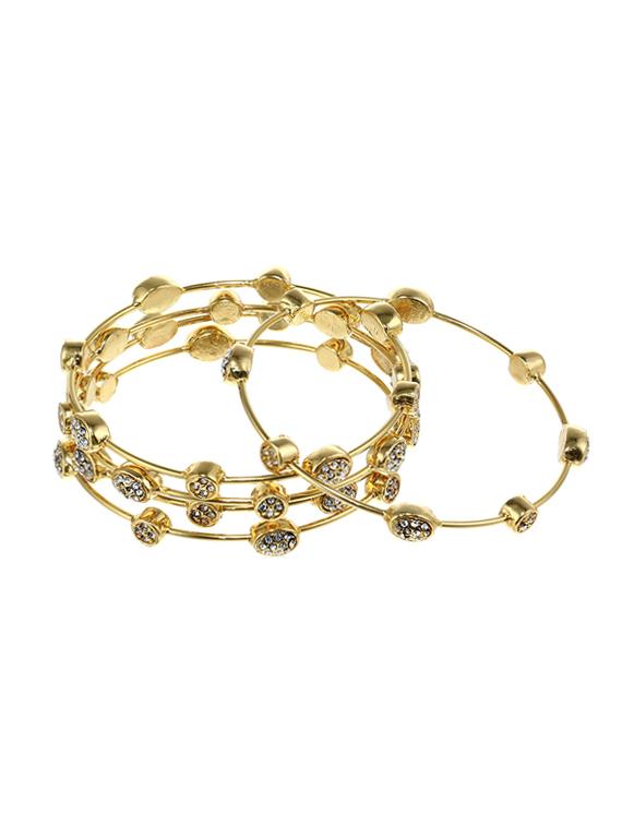 gold metal bangle bracelet - 17633560 -  Zoom Image - 0