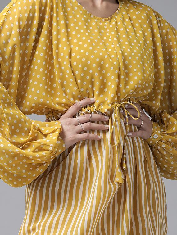 drawstring waist printed tunics kaftan - 17633686 - Standard Image - 4