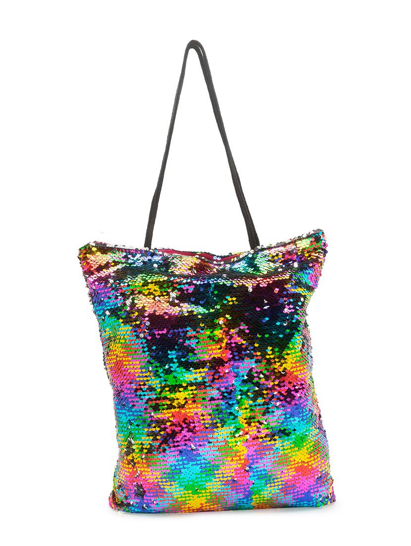 multi colored leatherette (pu) handbag - 17633733 - Zoom Image - 0