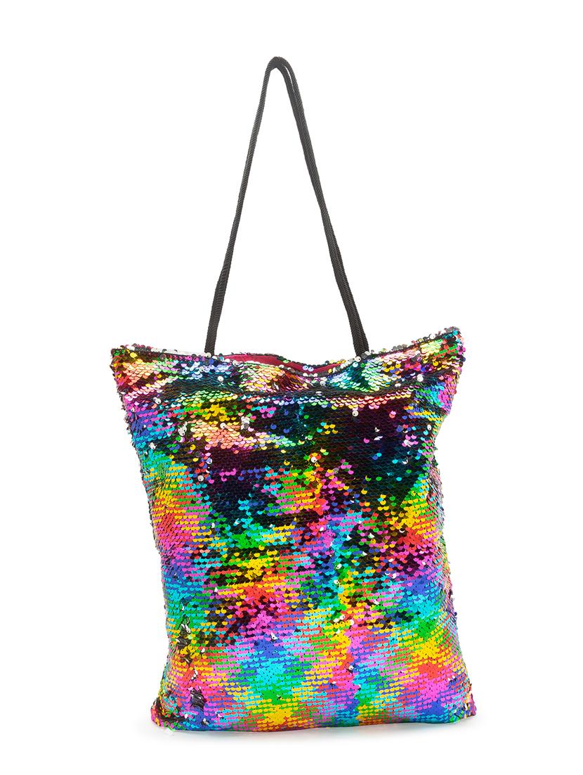 multi colored leatherette (pu) handbag - 17633733 - Standard Image - 1