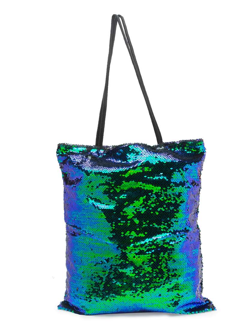 green leatherette (pu) handbag - 17633734 -  Standard Image - 1
