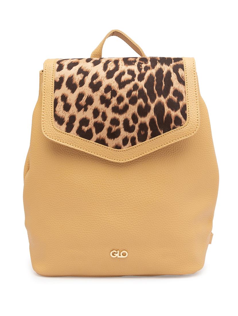 brown leatherette (pu) handbag - 17633737 -  Zoom Image - 0