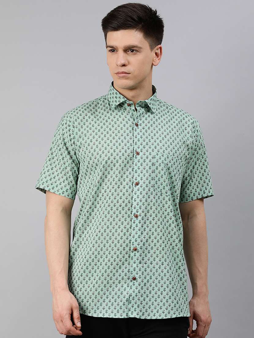 mens florals casual shirt